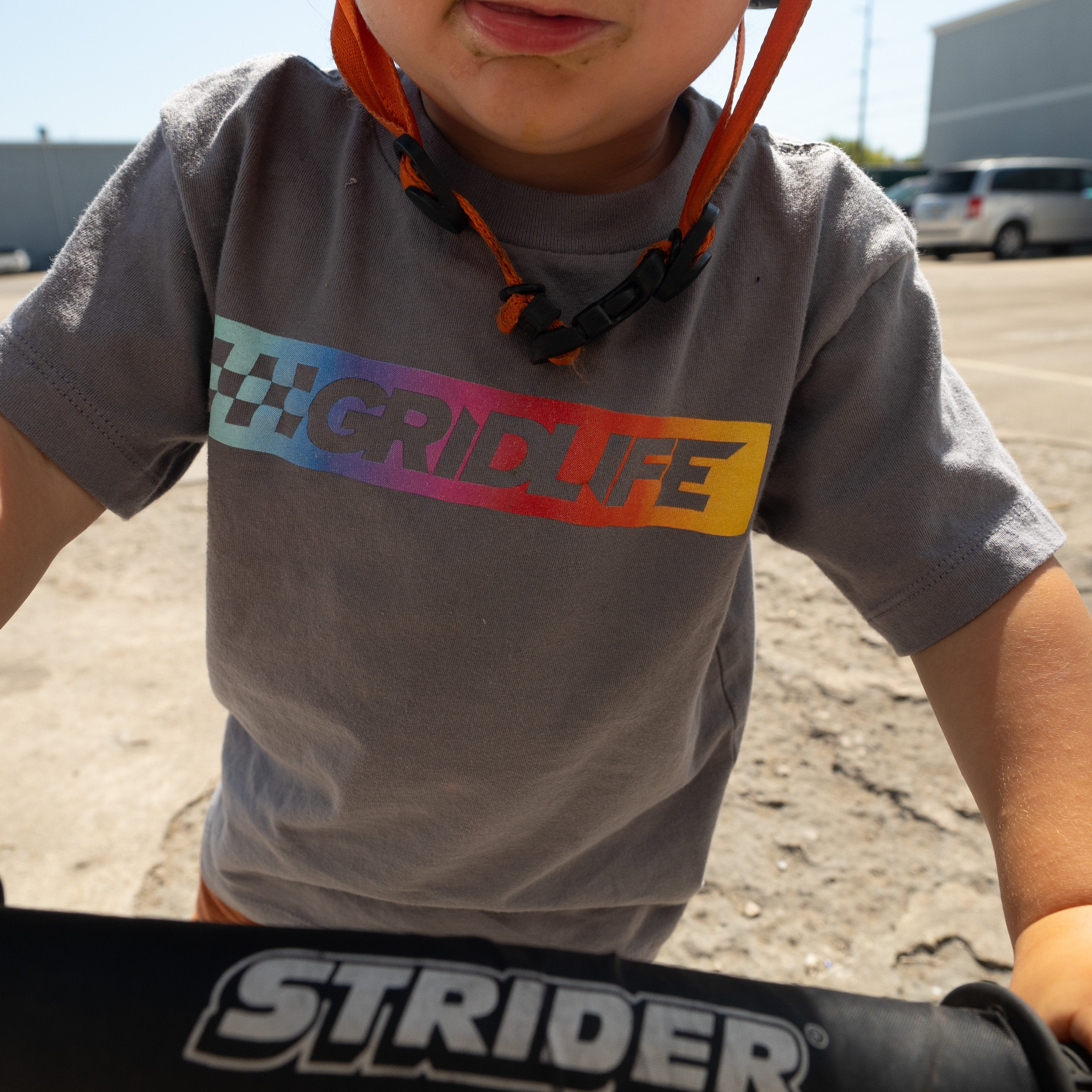 Kids Flag Logo Rainbow Tee