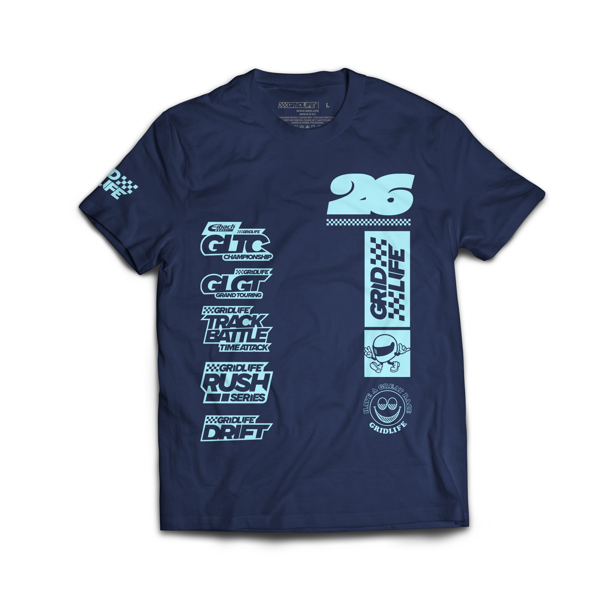 GRIDLIFE 2026 Series Tee – True Navy