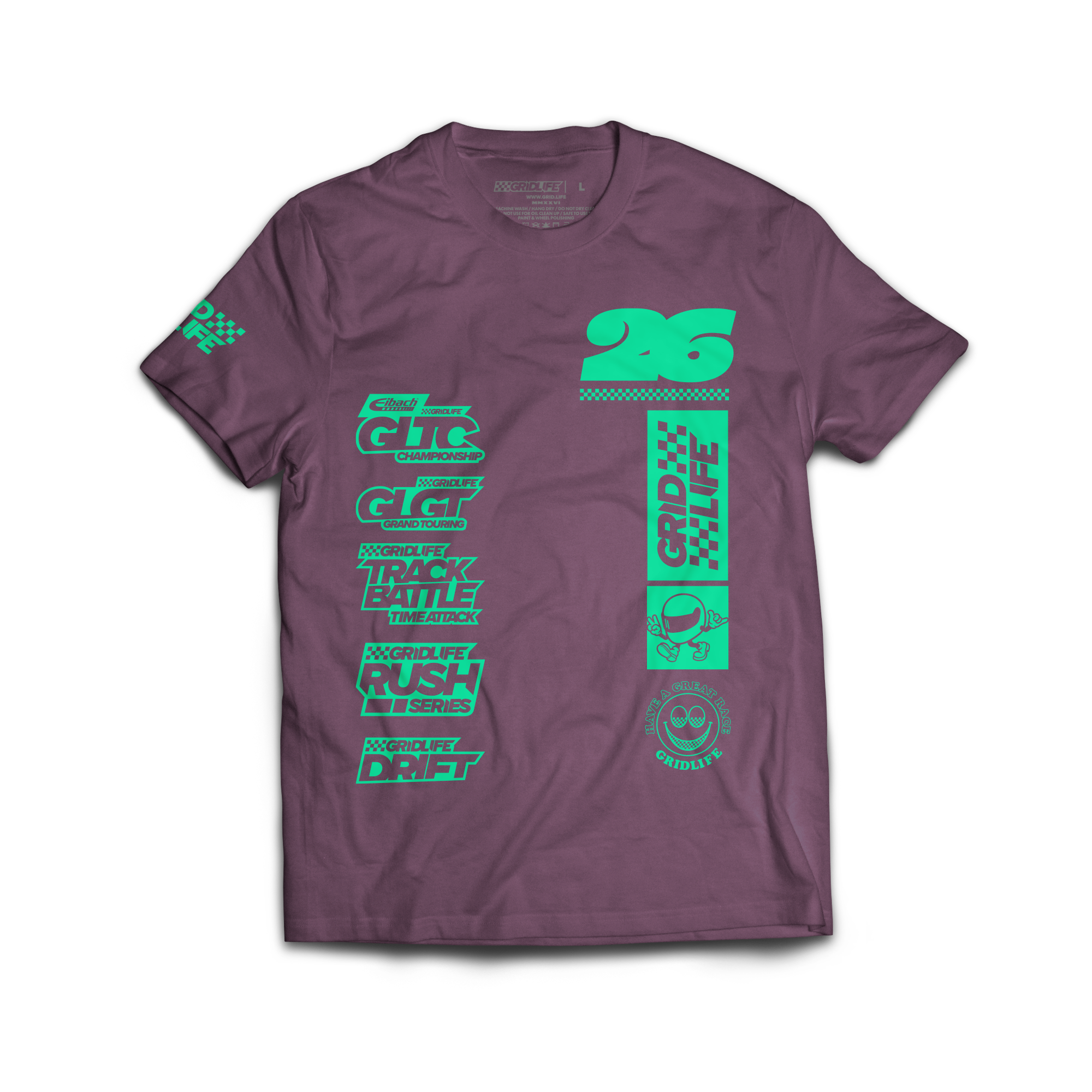 GRIDLIFE 26' Series Tee Purple