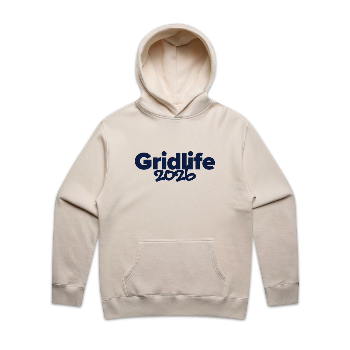 GRIDLIFE 26' Tour Hoodie - Ivory