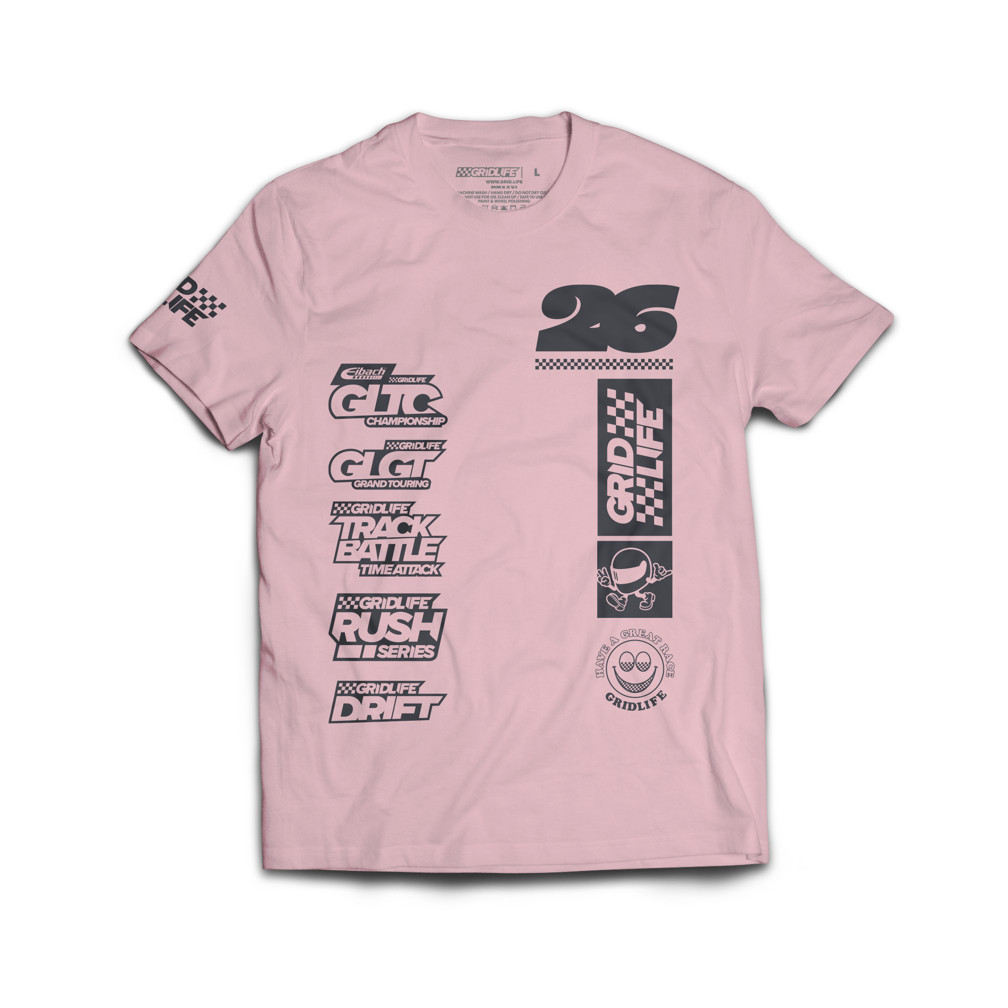 GRIDLIFE 2026 Series Tee – Blossom
