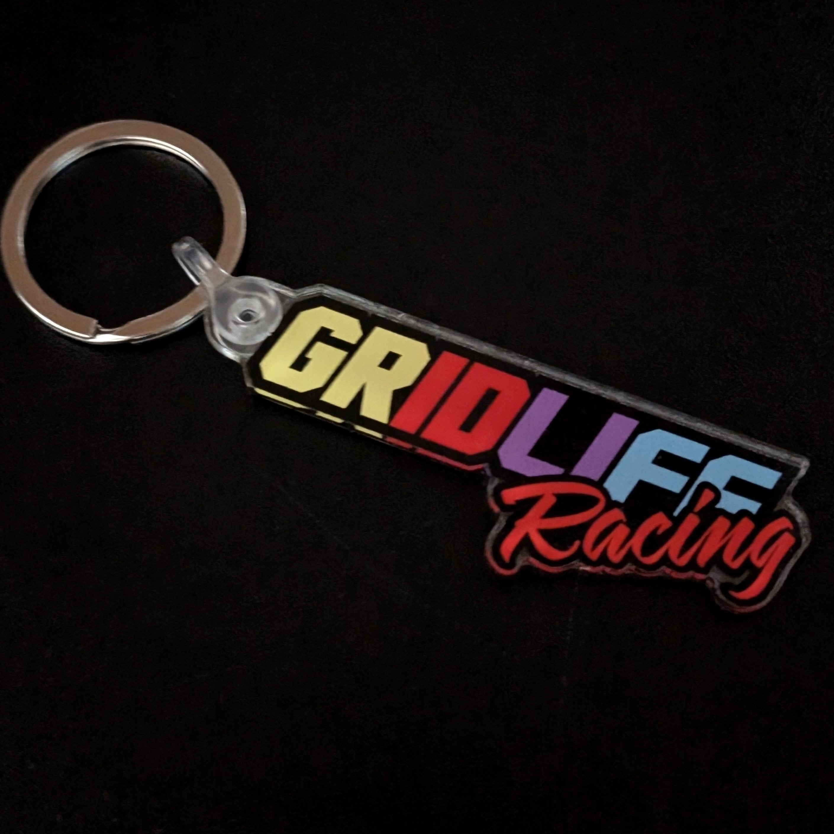 Rainbow Logo Keychain