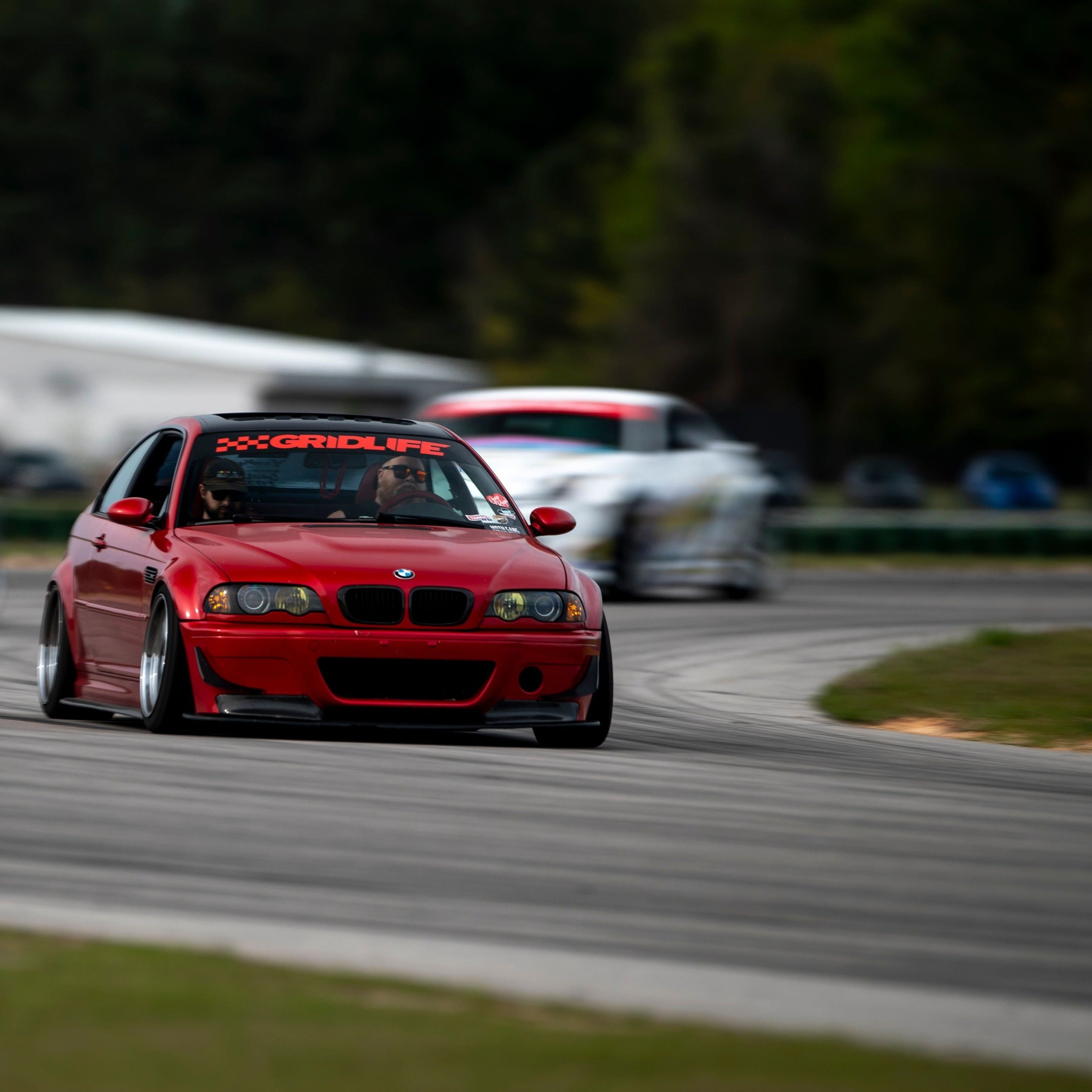 GRIDLIFE non-driver window banner on E46 M3