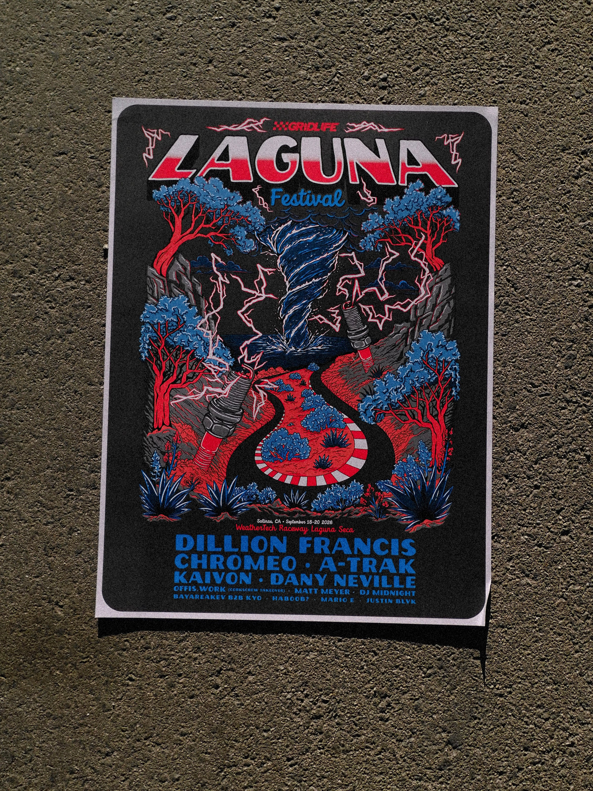 Laguna Seca Event Poster