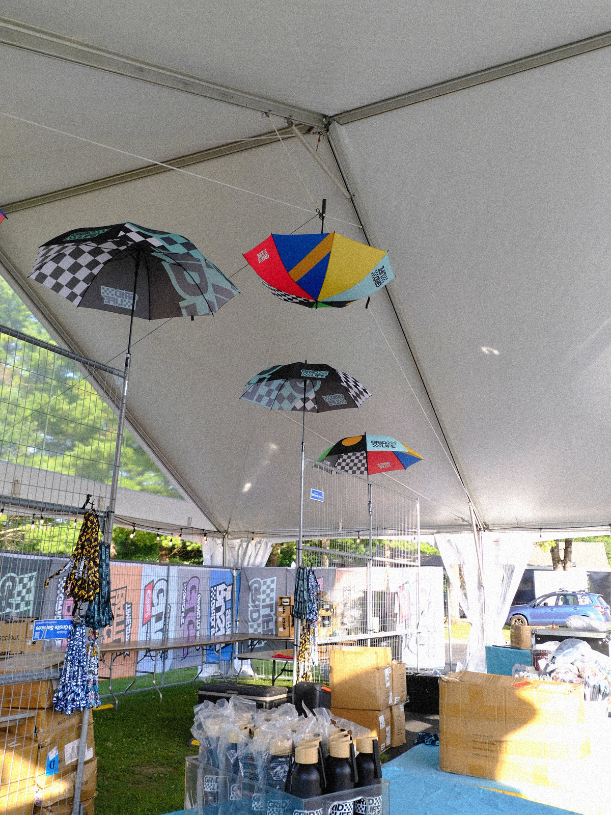 GRIDLIFE Racing Flags Umbrella