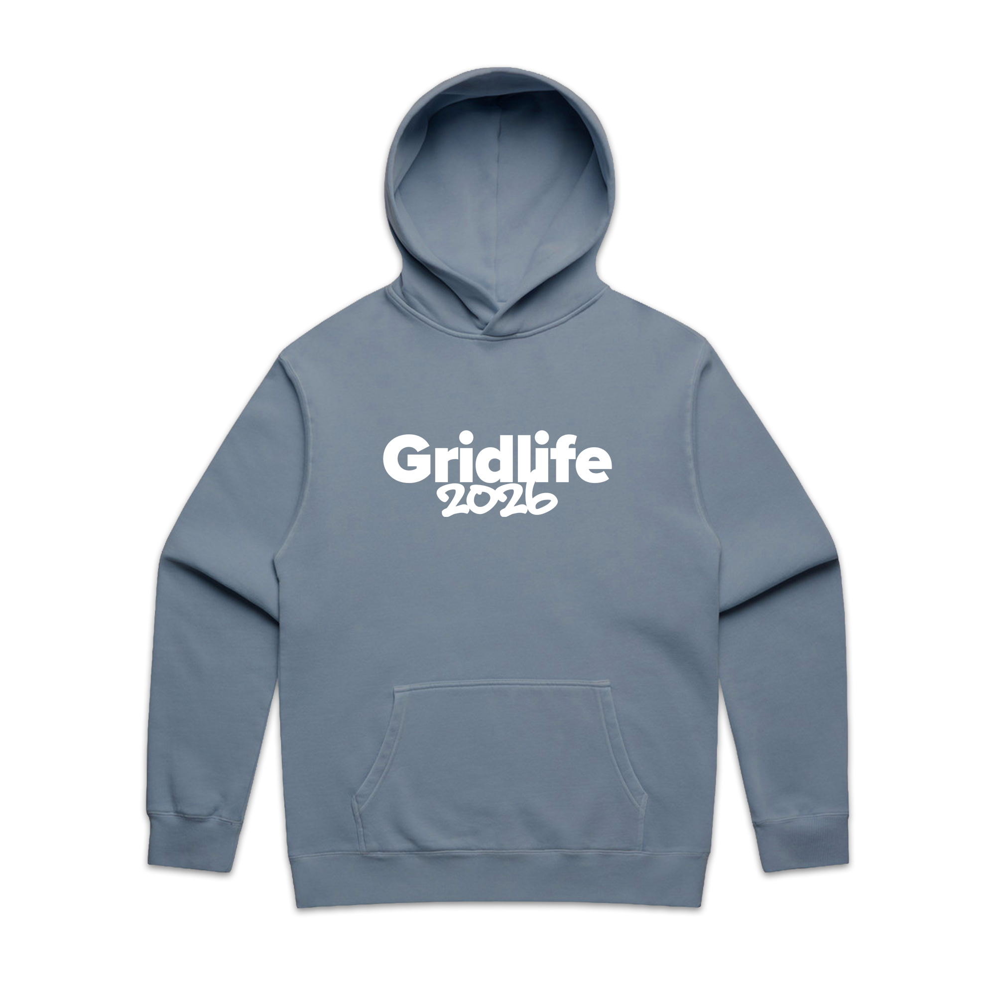 GRIDLIFE 2026 Tour Hoodie - Sky Blue