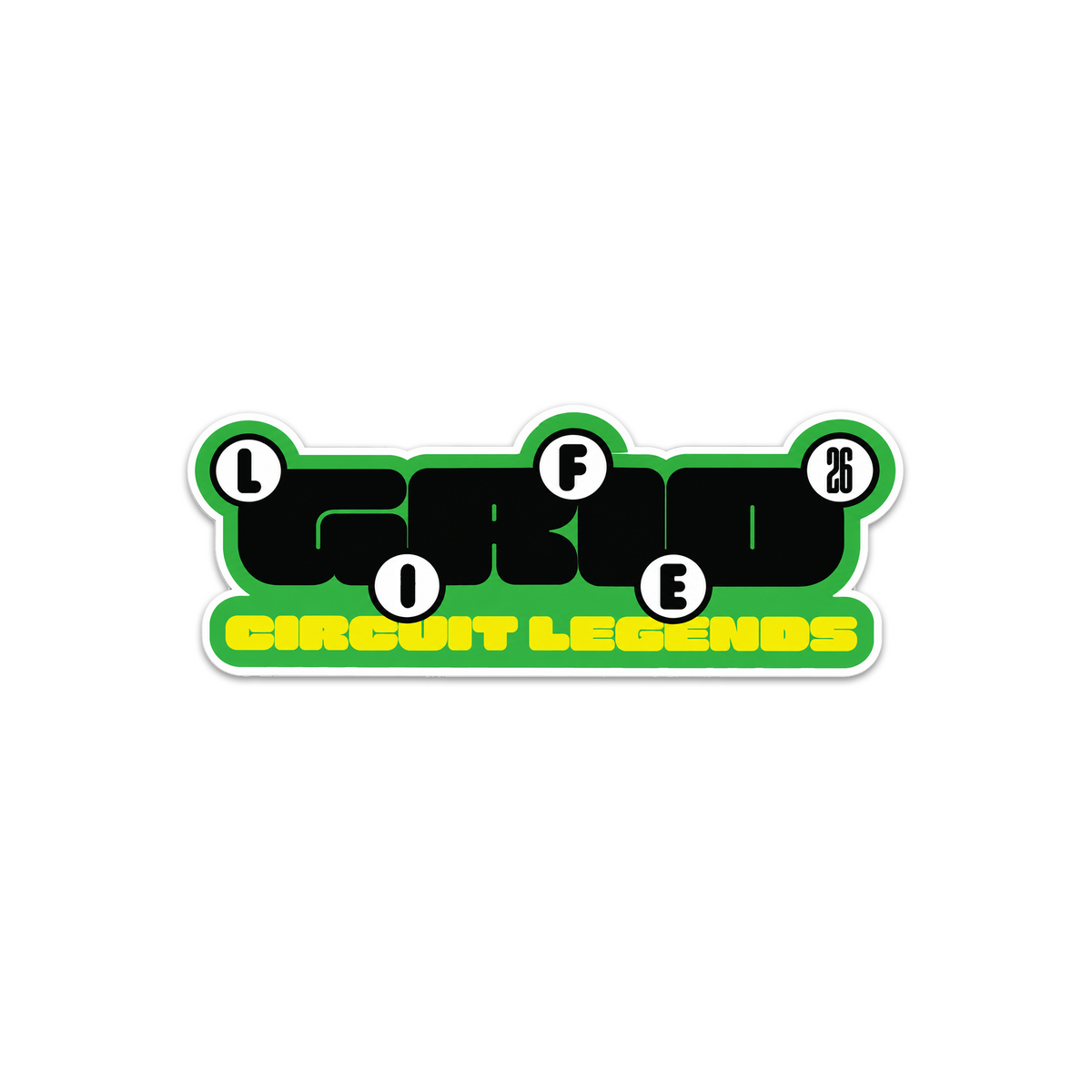 GRIDLIFE Circuit Legends Sticker