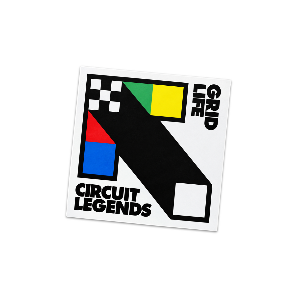 GRIDLIFE Flag Arrows Sticker