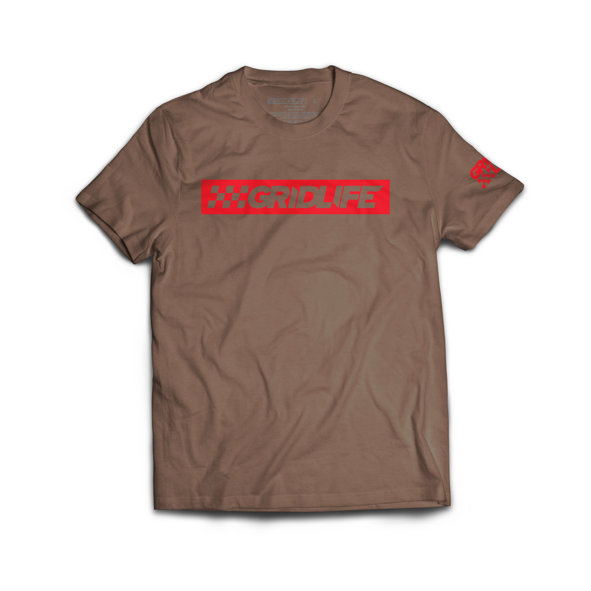GRIDLIFE Flag Logo - Espresso