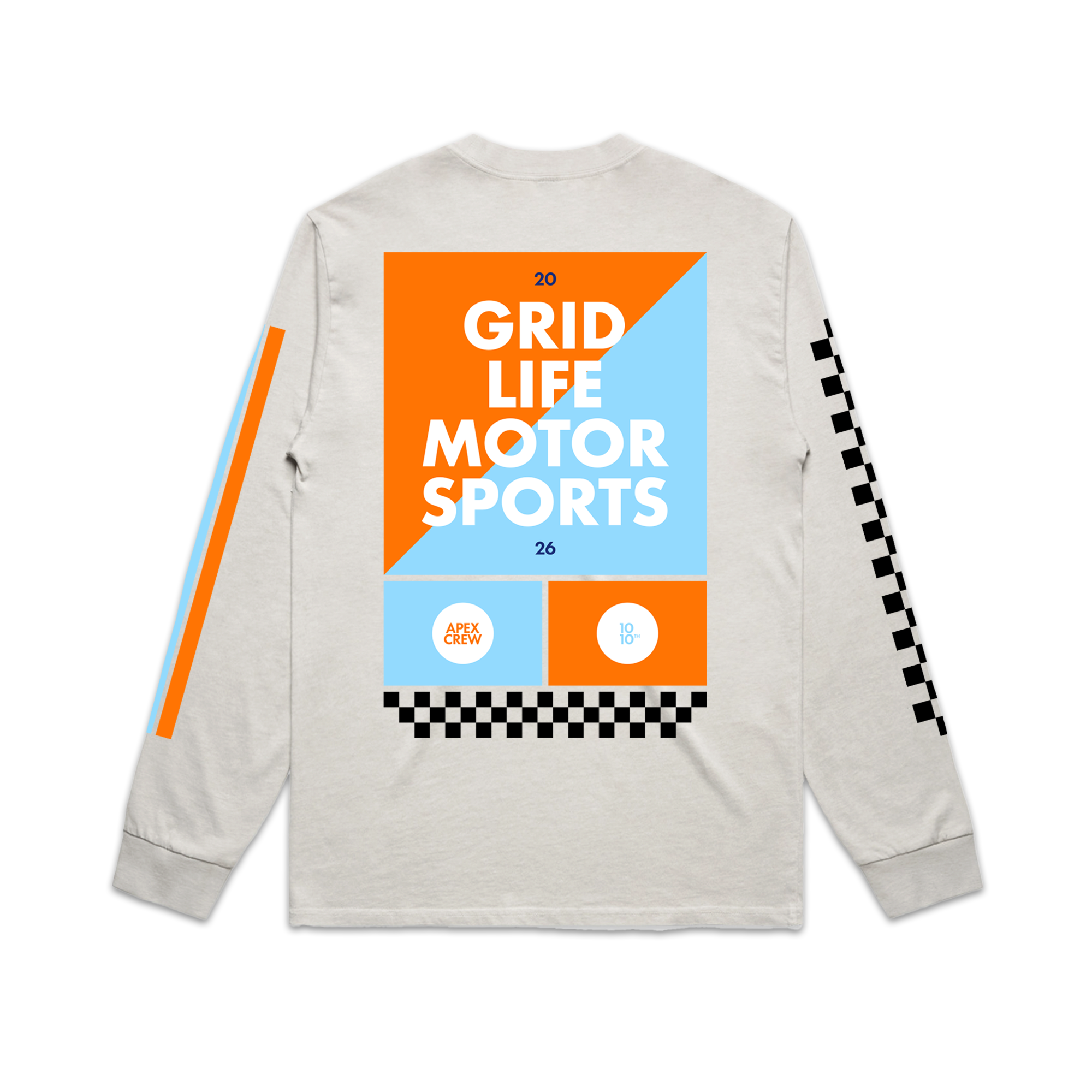 GRIDLIFE GULF Motorsports Long Sleeve – Ivory