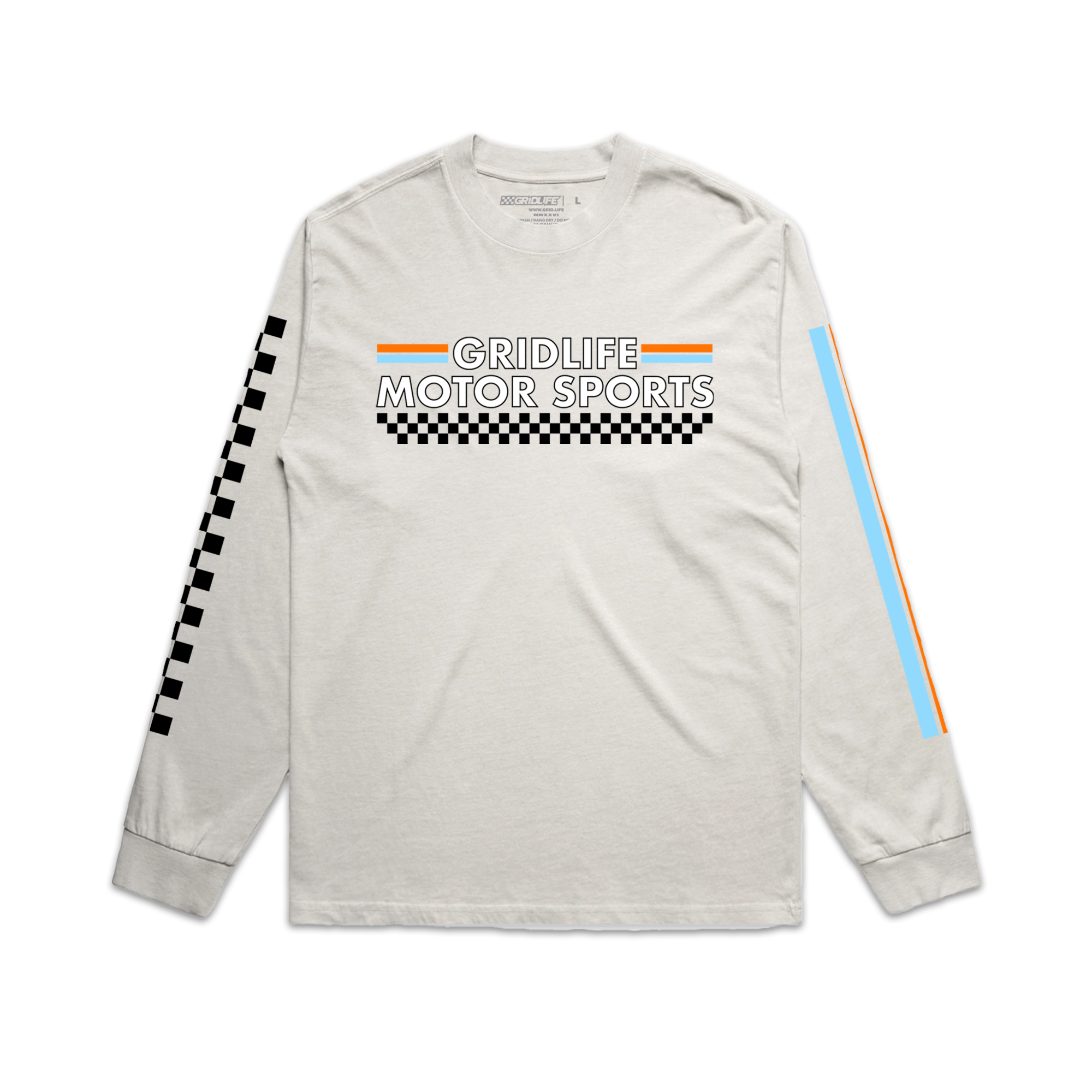 GRIDLIFE GULF Motorsports Long Sleeve – Ivory