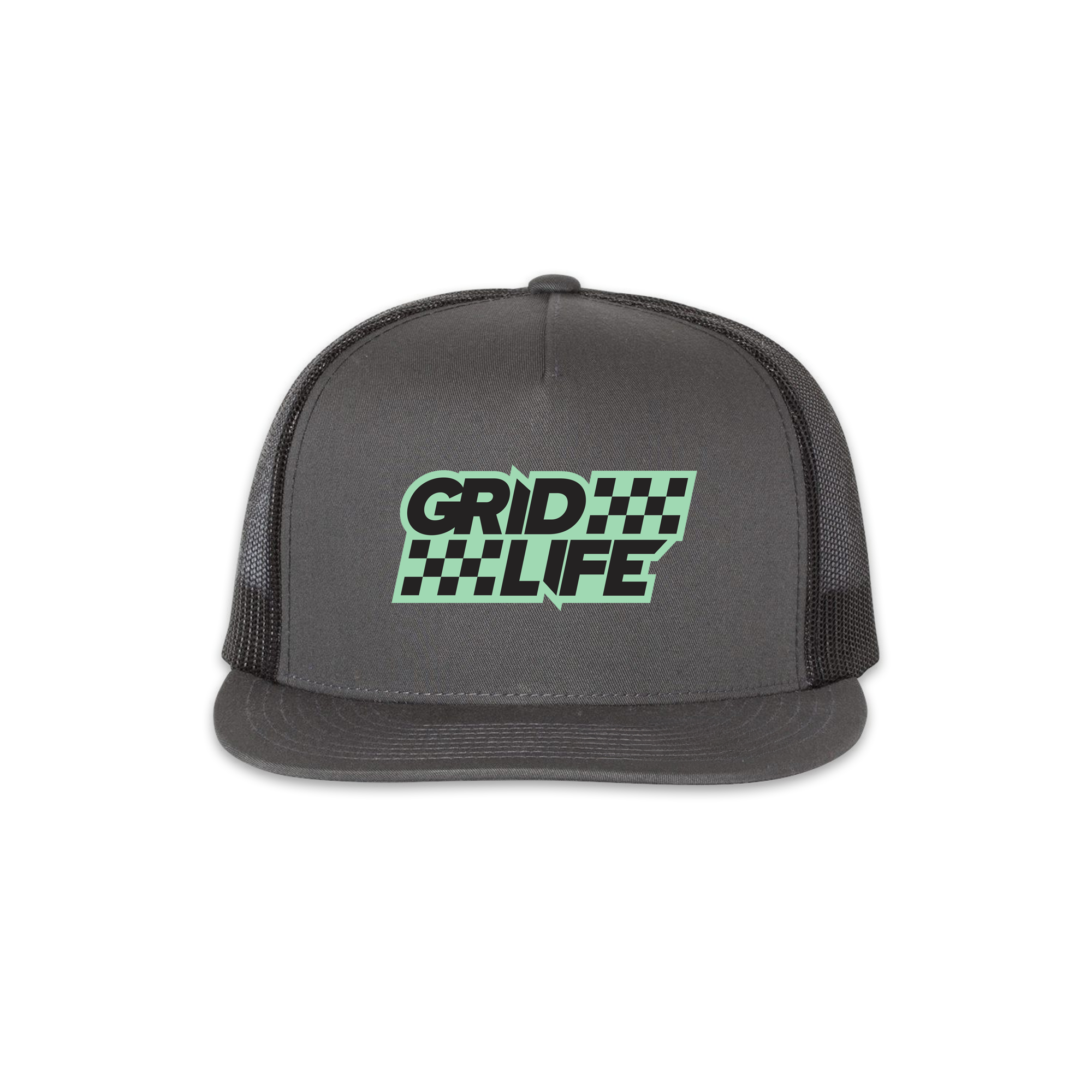 GRIDLIFE Classic Checkered Trucker Hat