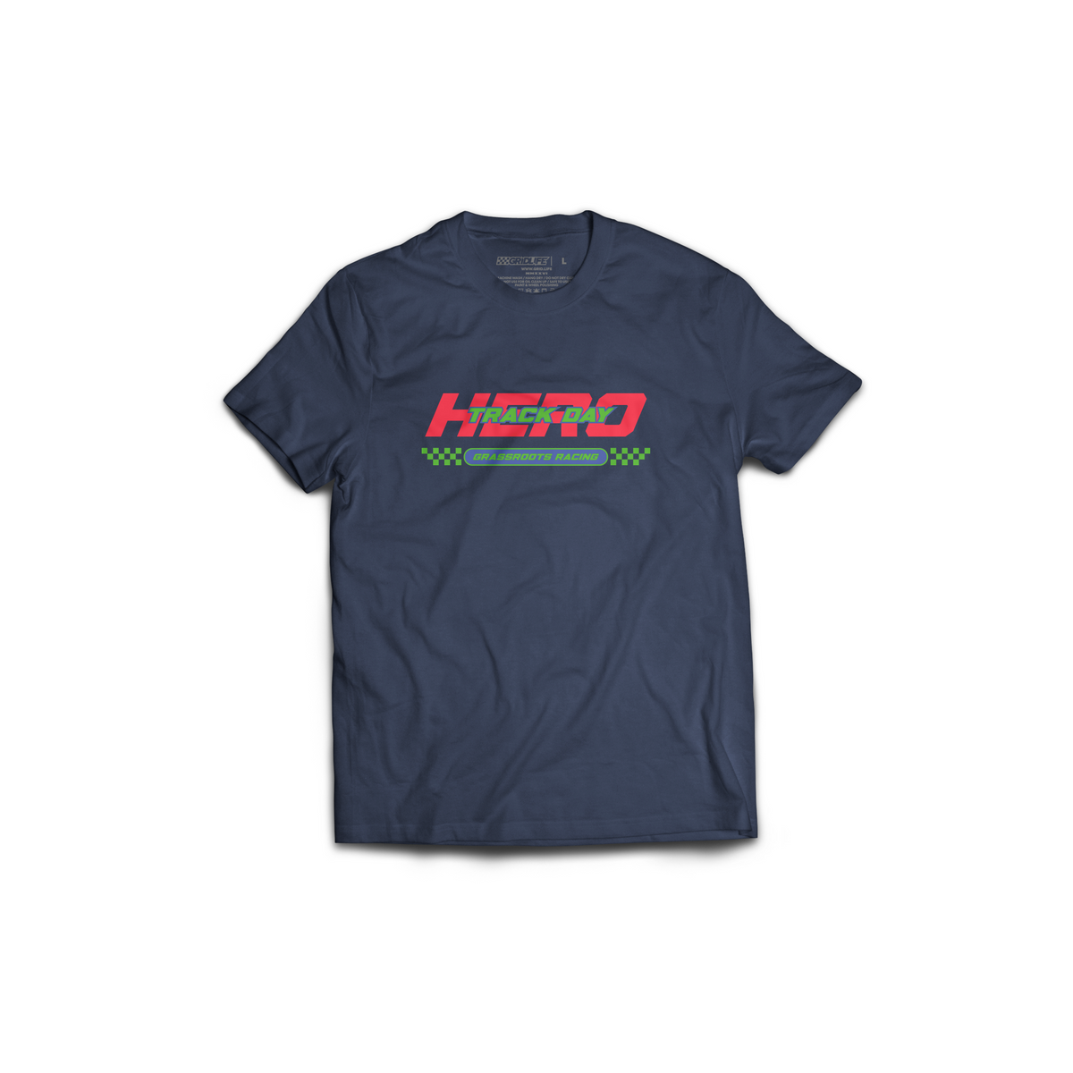 GRIDLIFE Track Day Hero Youth Tee - Navy