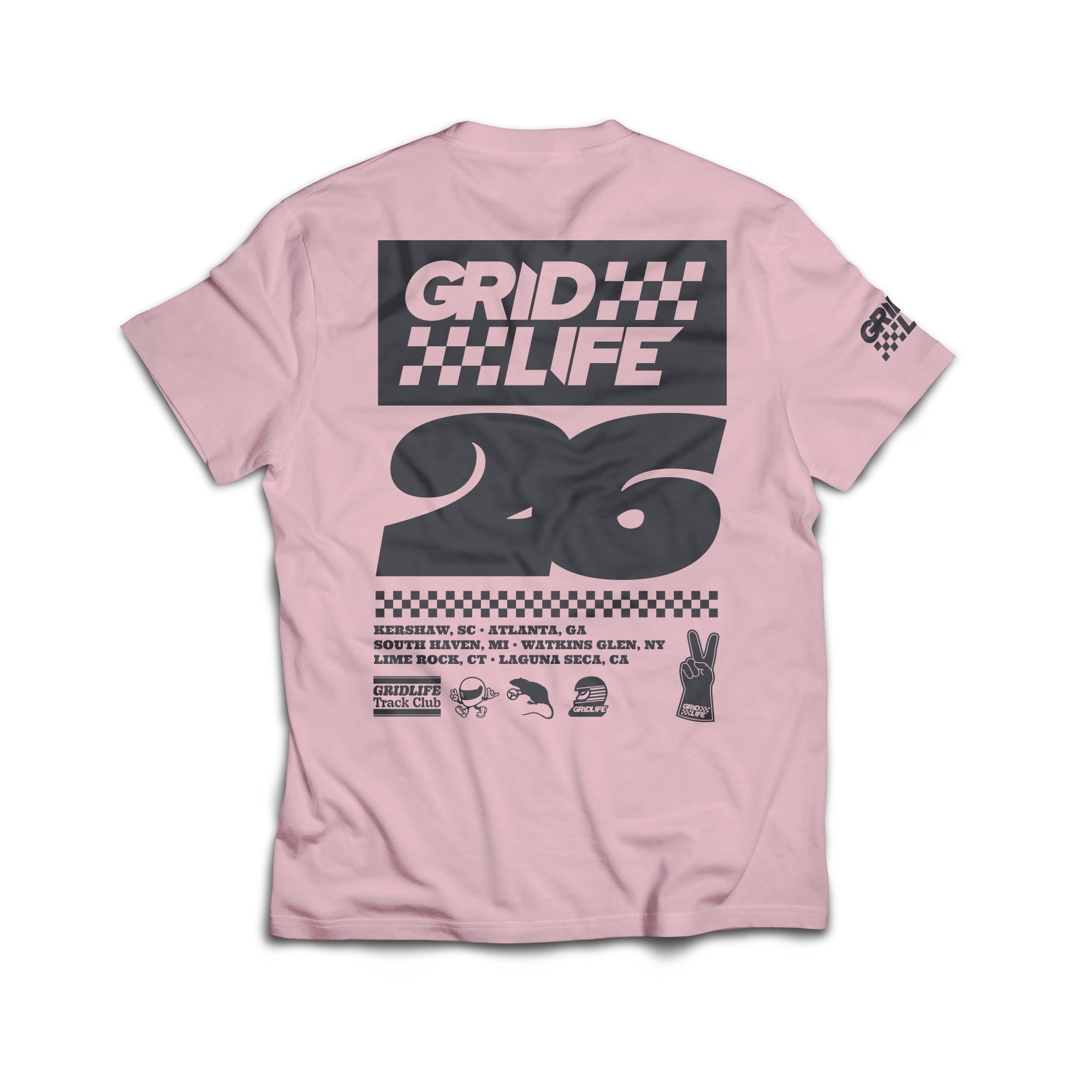 GRIDLIFE 2026 Series Tee – Blossom