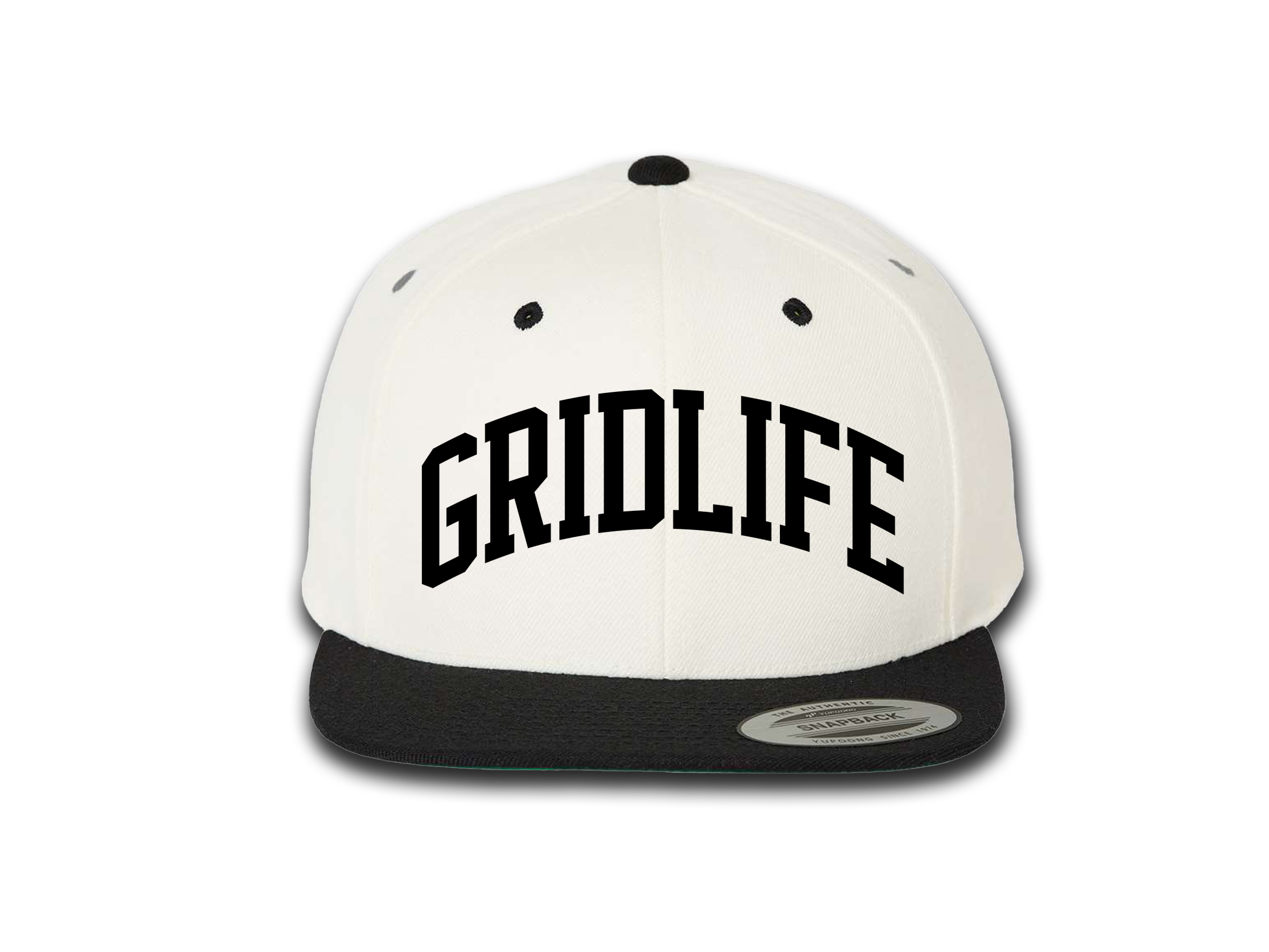 Stock image showing GRIDLIFE college style hat
