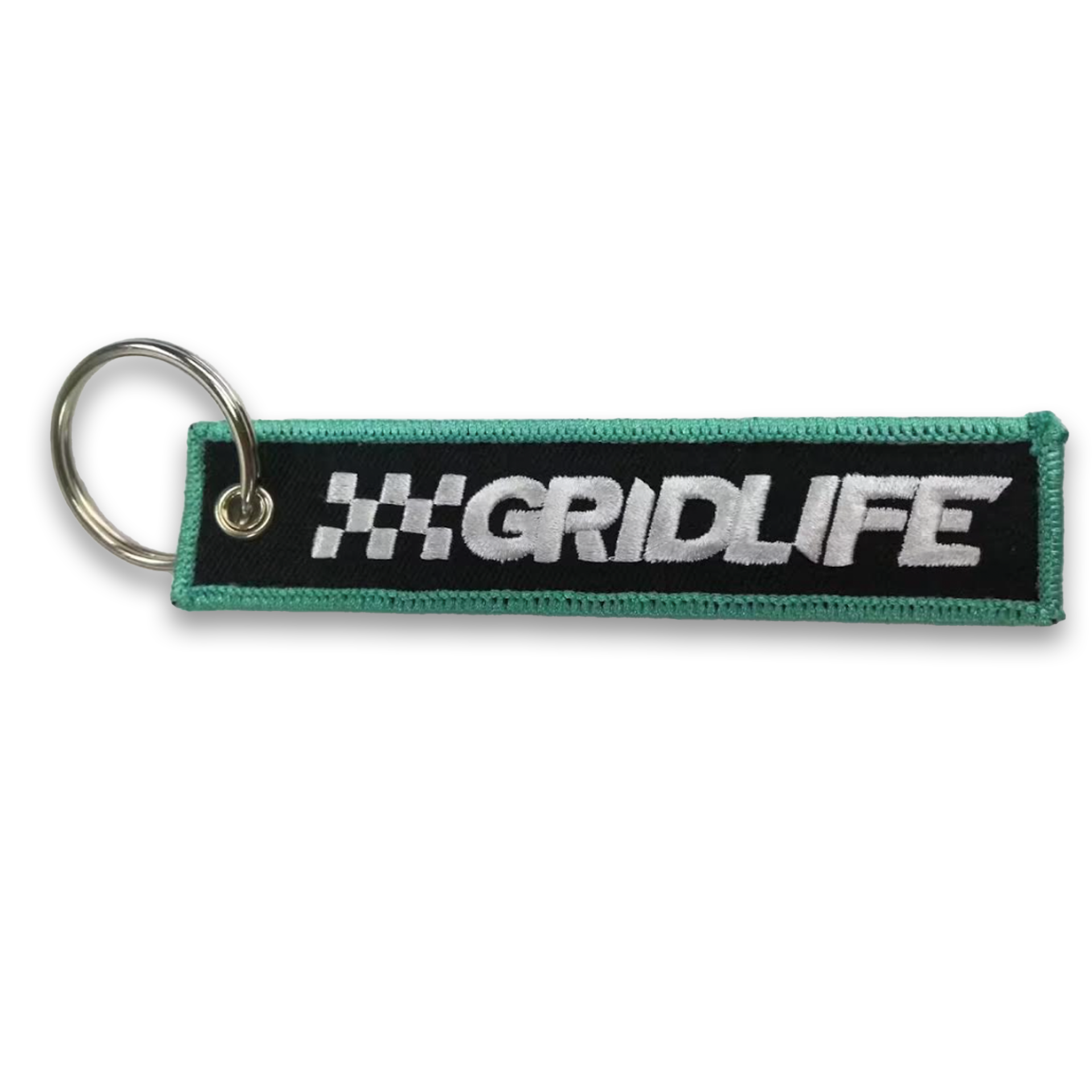GRIDLIFE flag logo jet tag keychain 