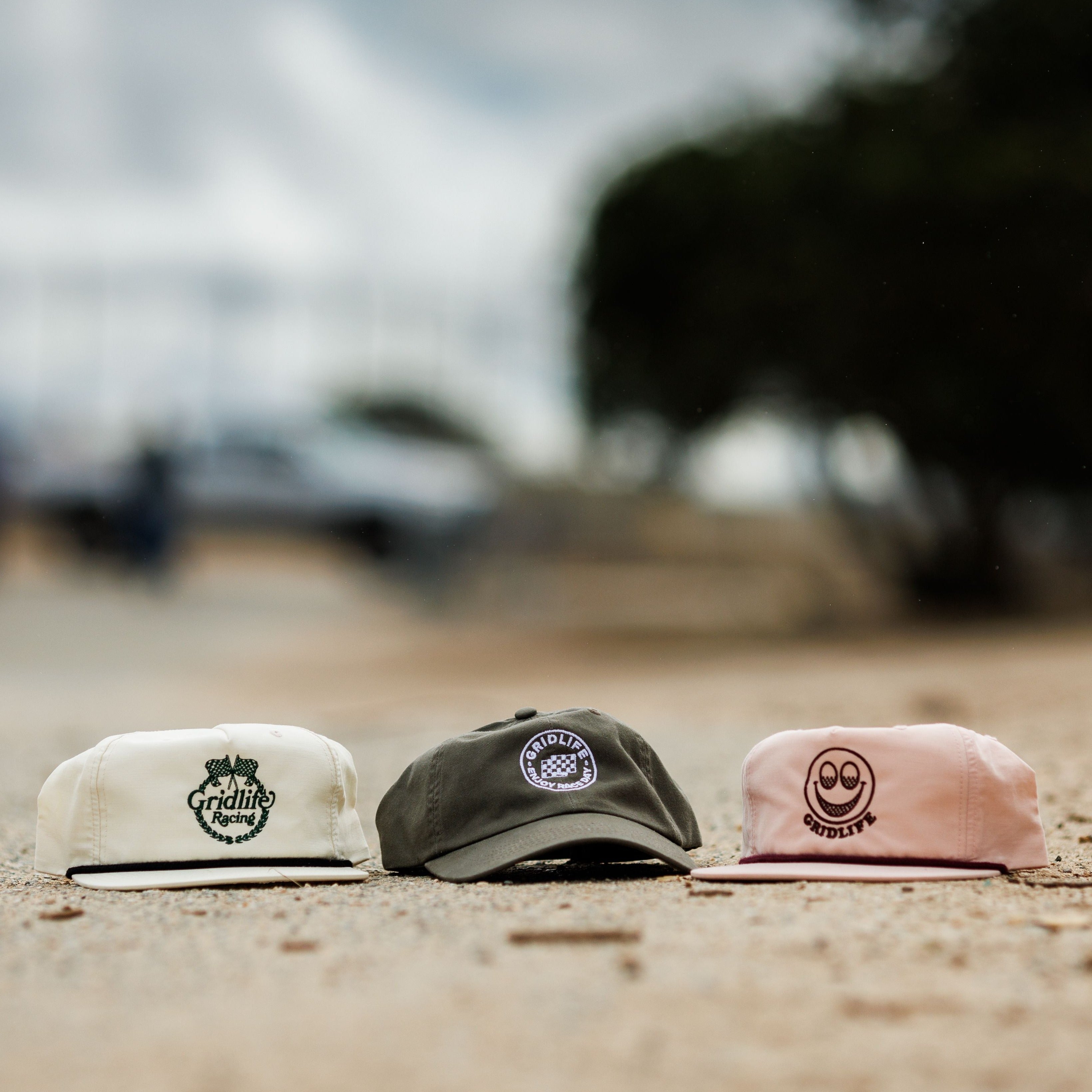 GRIDLIFE enjoy race dad hat with other GRIDLIFE hats