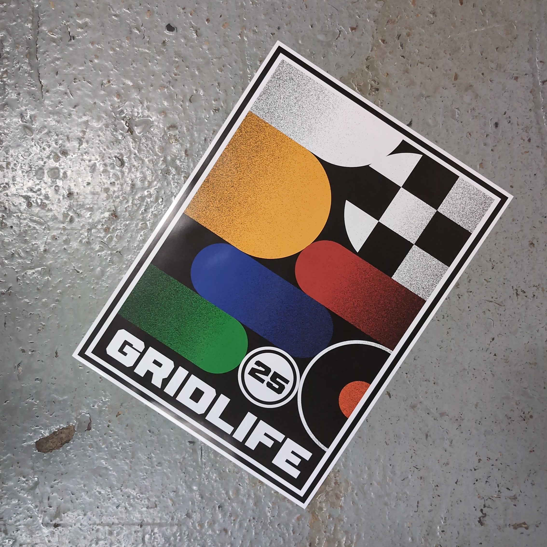 GRIDLIFE 25 Poster