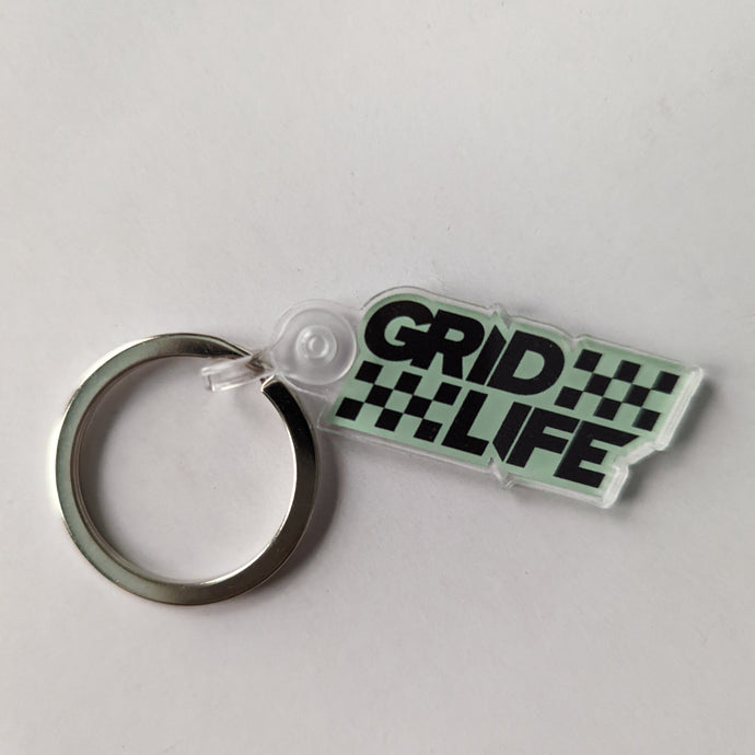 Stacked GRIDLIFE Mini Keychain