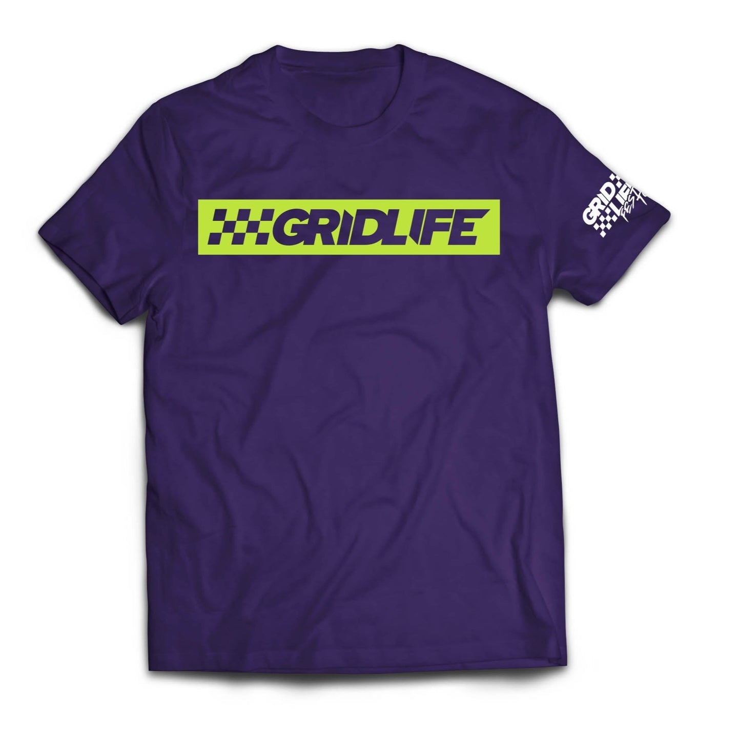 Flag Logo Purple + Neon Green