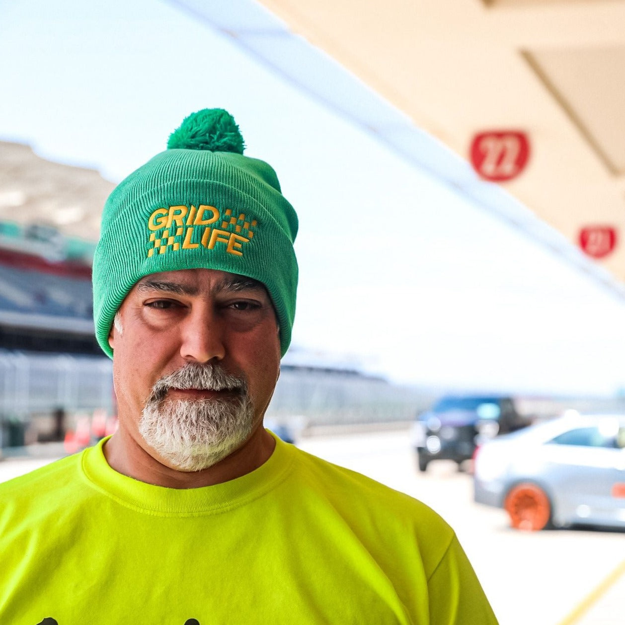 Green Beanie