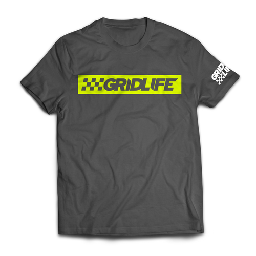 Flag Logo Charcoal + Neon Yellow